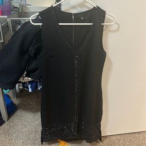 Aryn k black dress